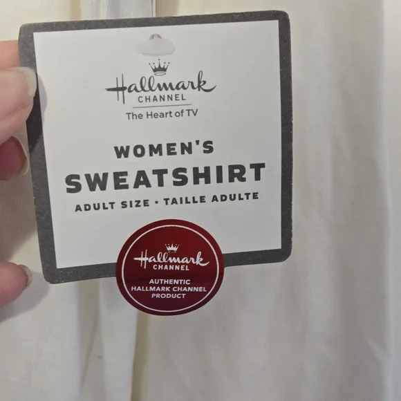 Hallmark White and Red Sweatshirt - Picture 6 of 7
